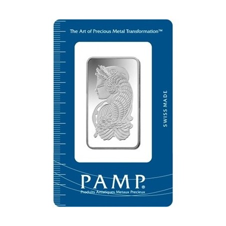 Comprar Lingote de Prata 1 oz PAMP Deusa da Fortuna | Loja Online Investir em prata
